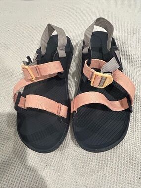 Chaco Women's Sandals with Peach and Gray Straps